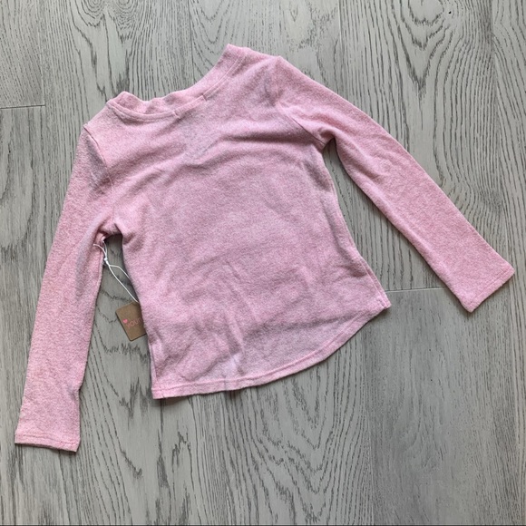 NWT YOUNG HEARTS | Pink Holiday Sweater Top - Picture 4 of 5
